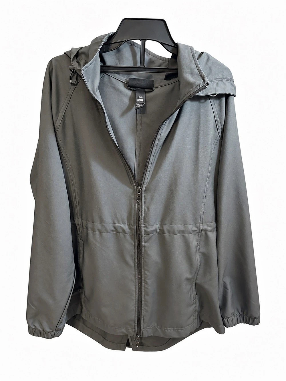 Kirkland Signature Women's Active Full-Zip Jacket Gray Large